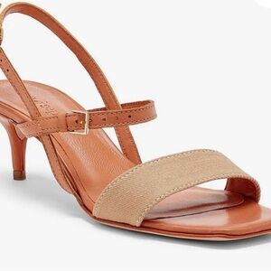 Cinq a Sept Tan Slingback Sandals